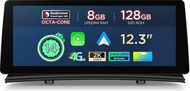 XTRONS Android 14 automobilinis radijas BMW X3 E83 (2004-2009) su M-Ask sistema, Qualcomm 680 Octa Core 8+128 multimedijos grotuvas, 12,3 colių 2K IPS integruotas 4G LTE automobilinis "Android Car Play" Bluetooth 5.1