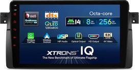 XTRONS Android 14 automobilinis radijas BMW E46 M3 Rover 75, 9 colių QLED jutiklinis ekranas Qualcomm 665 Octa Core 8+256GB su navigacija, integruotas 4G LTE Car Play DTS GPS Bluetooth