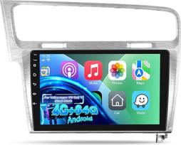 [4G + 64G] "Android" automobilinis radijo imtuvas "Volkswagen VW Golf 7" 2012-2020 m. su "Wireless Carplay" ir "Android Car", 9 colių IPS jutiklinis ekranas su GPS, "WiFi", 32EQ, "Bluetooth 5.0", FM/RDS radijas
