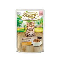 Stuzzy Bocconcini, šlapias maistas kačiukams, vištiena padaže, 85 g, maišelis
