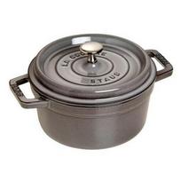 STAUB Apvalus ketaus puodas - Graphite, 2.2 ltr | 40509-304-0 | 3272341020185