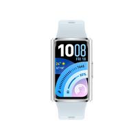 Fitneso apyrankė Huawei Band 11 Pro Silver Aluminum Alloy Case with Blue Fluoroelastomer Strap (Candy-B49F) | 55020GVJ | Band 11 Pro