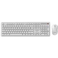 Gembird Klaviatūra un pele Gembird Desktop set Slim Pro Business wireless US White KBS-WPS-01-W