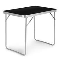 Stovyklavimo stalas ModernHome, juoda sp., 80 cm x 60 cm x 70 cm