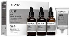 Veido priežiūros priemonių rinkinys Revox B77 Just Skin Brightening, 120.0 ml, 18+, 4 vnt.