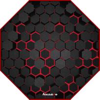 Grindų kilimėlis žaidimų kėdei Huzaro FloorMat 2.0, juoda sp./raudona sp.