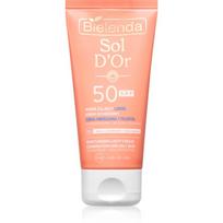 Bielenda Sol D’or vandeniui atsparus apsaugos nuo saulės veido kremas SPF 50 50 ml