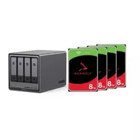 UGREEN NASync DXP4800 Plus NAS sistema 4 lizdų 32TB įskaitant 4x Seagate IronWolf ST8000VN004 8 TB | 35261+4xST8000VN004 | 6941876232611