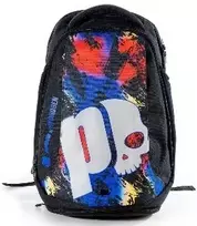 Teniso kuprinė su skyrium batams Prince by Hydrogen Random Backpack - black/blue/red