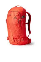 Gregory Targhee 32 S/M turistinė kuprinė, gama raudona