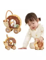 VIGA Bead Maze on Wheels – Hedgehog 12M+