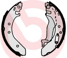 BREMBO Būgninių stabdžių trinkelių komplektas ESSENTIAL LINE S 52 503