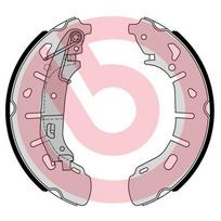 BREMBO Būgninių stabdžių trinkelių komplektas ESSENTIAL LINE S 59 531