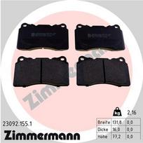 ZIMMERMANN Stabdžių kaladėlių komplektas Brake pad set 23092.155.1