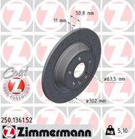 ZIMMERMANN Stabdžių diskas SPORT BRAKE DISC Z 250.1361.52