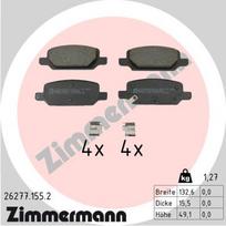 ZIMMERMANN Stabdžių kaladėlių komplektas Brake pad set 26277.155.2