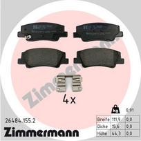 ZIMMERMANN Stabdžių kaladėlių komplektas Brake pad set 26484.155.2