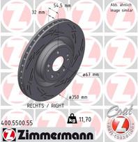 ZIMMERMANN Stabdžių diskas Brake rotor 400.5500.55