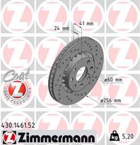 ZIMMERMANN Stabdžių diskas SPORT BRAKE DISC Z 430.1461.52