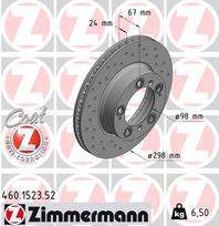 ZIMMERMANN Stabdžių diskas SPORT BRAKE DISC Z 460.1523.52