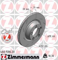 ZIMMERMANN Stabdžių diskas COAT Z 460.1586.20