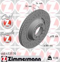 ZIMMERMANN Stabdžių diskas FORMULA Z BRAKE DISC 460.4537.70