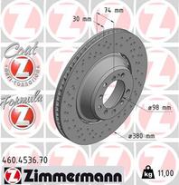 ZIMMERMANN Stabdžių diskas FORMULA Z BRAKE DISC 460.4536.70