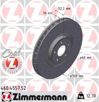 ZIMMERMANN Stabdžių diskas SPORT BRAKE DISC Z 460.4557.52
