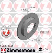 ZIMMERMANN Stabdžių diskas COAT Z 540.5307.20