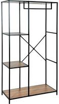 Knygų lentyna Home Styling Collection, ruda sp./juoda sp., 167 cm x 90 cm x 40 cm