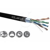 Inštalačný kábel Solarix CAT5E FTP PE Fca pre vonkajšie použitie, 305 m/krabica, SXKD-5E-FTP-PE | 50271004922 | 8595684701272