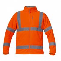 Lahti Pro Bluza, Oranžinis įspėjamasis flisinis džemperis, "3xl", ce, Lahti