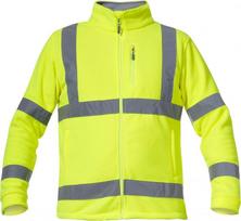 Profix Bluza, Geltonas įspėjamasis flisinis džemperis, "3xl", ce, Lahti