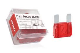 Automobilinių saugiklių dėžutė „Maxi“, 10 vnt., 50A, amio-02327