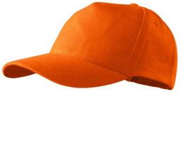Kepurė su Snapeliu MALFINI 5P 307 Unisex, Oranžinė 340g/m2