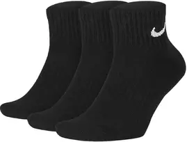 Nike Kojinės U NK Everyday Cush Ankle 3PR Juodas