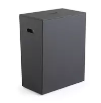 veļas kaste Luxury, 82l, melna