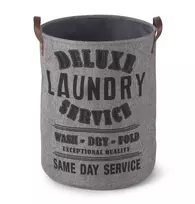 veļas kaste Vintage, pelēka