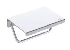 Ideal Standard tualetes papīra turētājs ar vāciņu Alu+, sidabrinis
