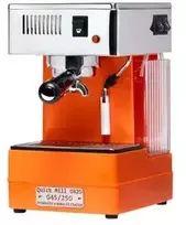 Oranžinis Quick Mill 0820 Stretta ARANCIO Oranžinis Lim. EDT. Kavos aparatas do espresso su siedmionośnikiem