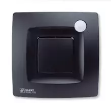 ventilators SILENT DUAL 100 Matinis Juodas ar kustības un mitruma sensoru