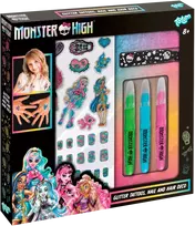 TOTUM MONSTER HIGH kūrybinis nagų, kūno, plaukų puošybos rinkinys, 560109