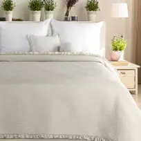 Eurofirany SI/N/FRILL 170X210 SMĖLIO SPALVOS Lovatiesė