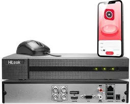 Hikvision Carruzzo Rejestrator 5w1 Hilook 4 kanałowy 8MP DVR-204U-M1/T