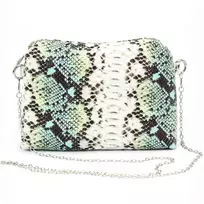 Moteriška odinė rankinė Patrizia 419-051, žalia, crossbody stiliaus