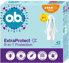 O.B. ExtraProtect Super tamponai, 42 vnt.
