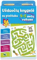 KNYGA Užduočių knygelė su pieštuku 4-5 metų vaikams