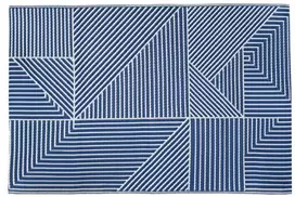 Blue Lauko terasos kilimas Linear Mėlyna, 120x180 cm