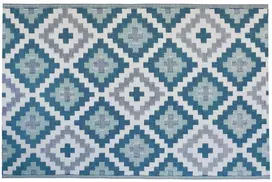 Blue Lauko terasos kilimas Wires Mėlyna, 160x230 cm