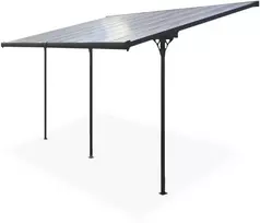 Terasos stoginė ATLANTA 5,5x3 m, Cold Pilkas